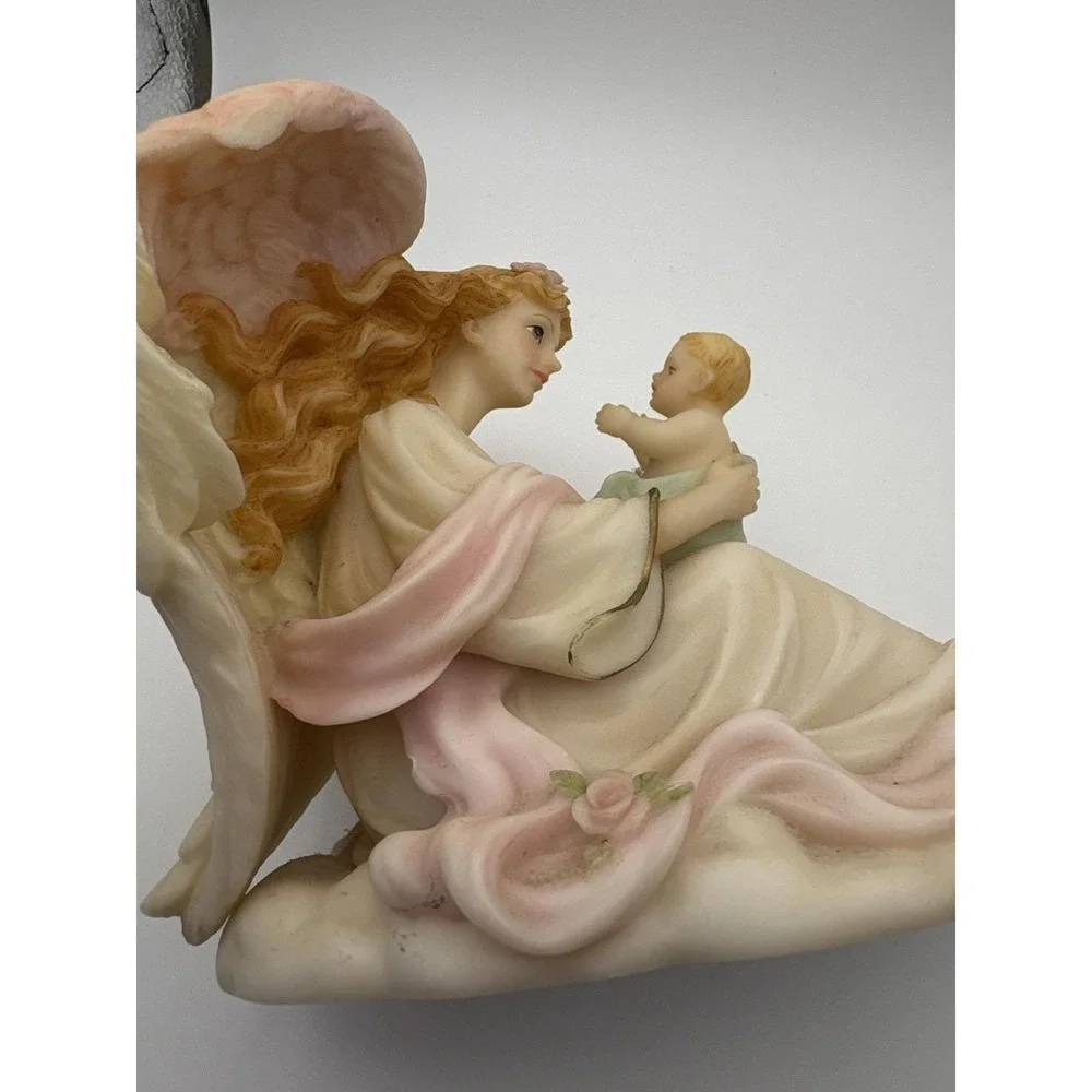 Roman Seraphim Classics RACHEL CHILDREN'S JOY angel and baby figurine 78047 1996